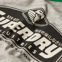Core Logo American Classic Ringer T-Shirt - Athletic Grey Marl/Erin Green