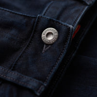 Organic Cotton Vintage Mid Rise Skinny Jeans - Viper Blue Black