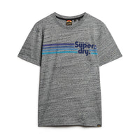 Terrain Striped Logo T-Shirt - Flint Grey Grit