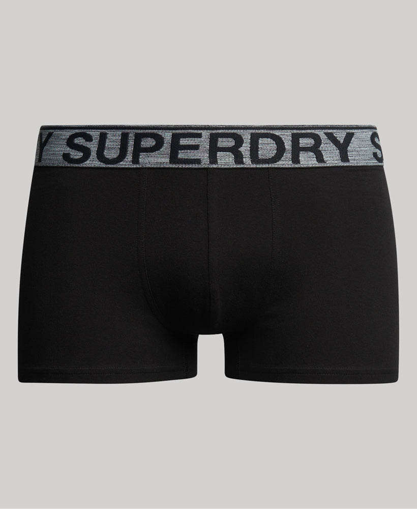 Organic Cotton Trunk Double Pack - Black/Grey