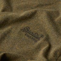 Organic Cotton Essential Logo T-Shirt - Olive Fleck Marl