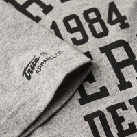 Athletic College Graphic T-Shirt - Vintage Grey Fleck Marl