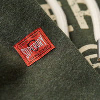 Workwear Logo Vintage Hoodie - Dark Olive Marl