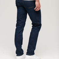 Organic Cotton Slim Straight Jeans - Rutgers Dark Ink