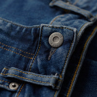 Organic Cotton High Rise Skinny Denim Jeans - Salem Mid Blue