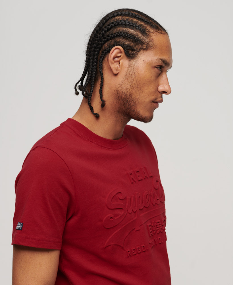 Embossed Vintage Logo T-Shirt - Expedition Red