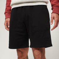 Sportswear Embossed Loose Shorts - Black
