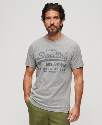 Classic Heritage T-Shirt - Ash Grey Marl