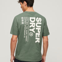 Utility Sport Logo Loose Fit T-Shirt - Laurel Khaki