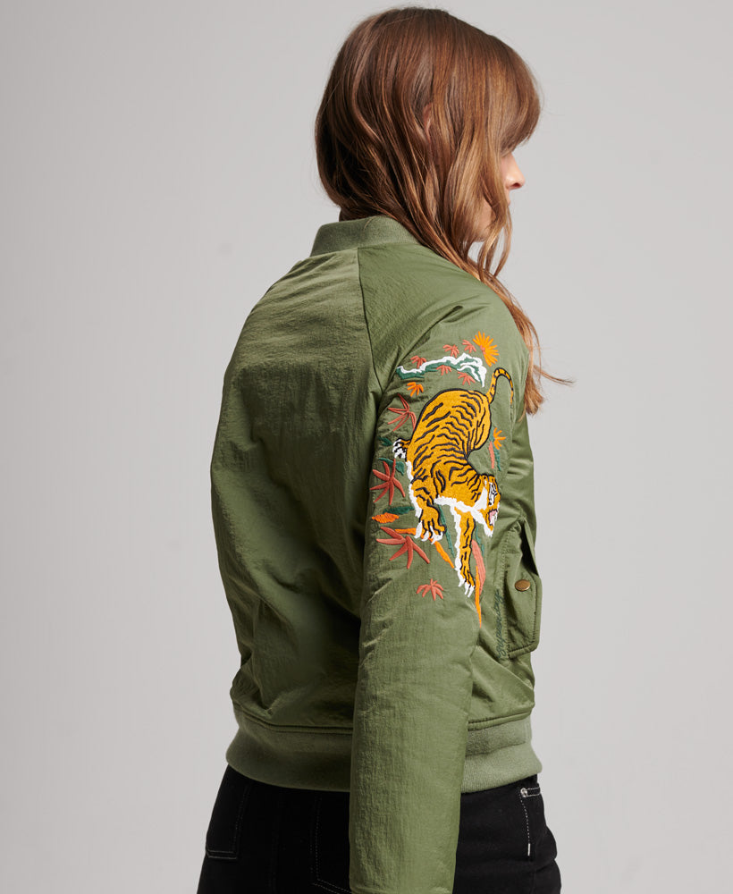 Vintage Military Suikajan Jacket - Green