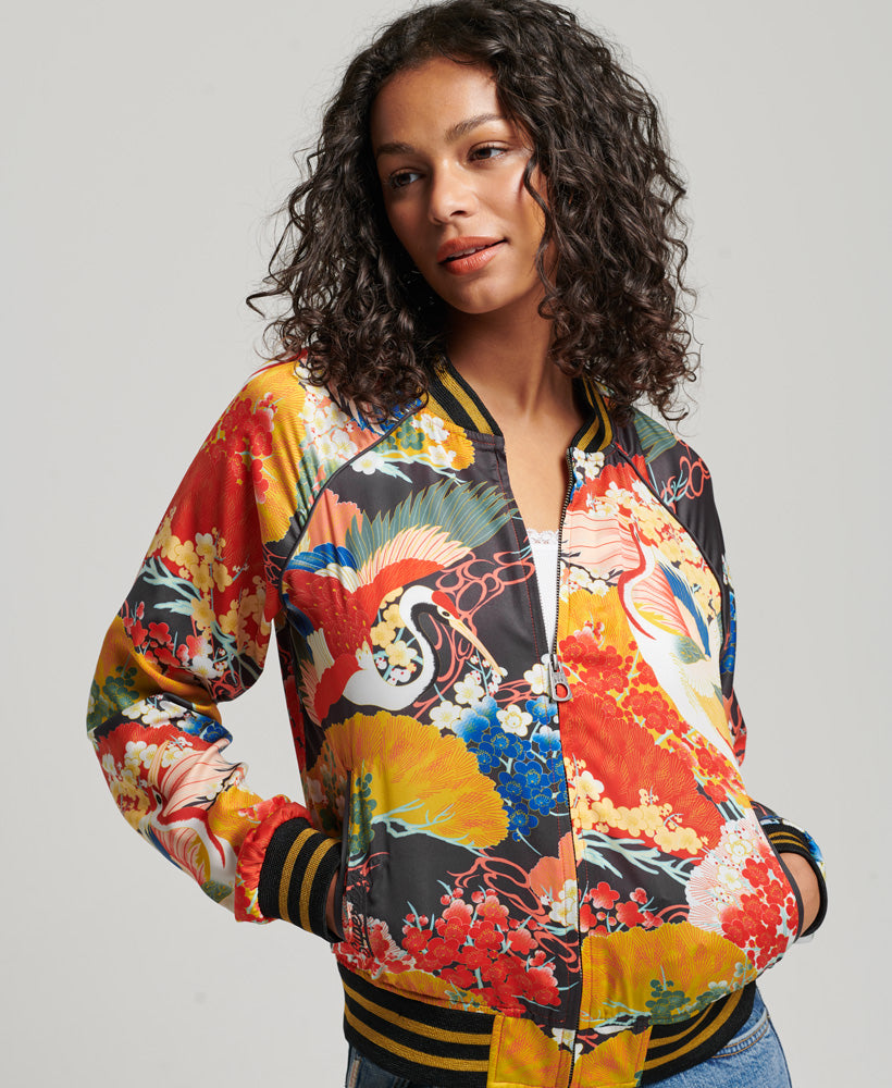 Vintage Printed Suikajan Jacket - Multi